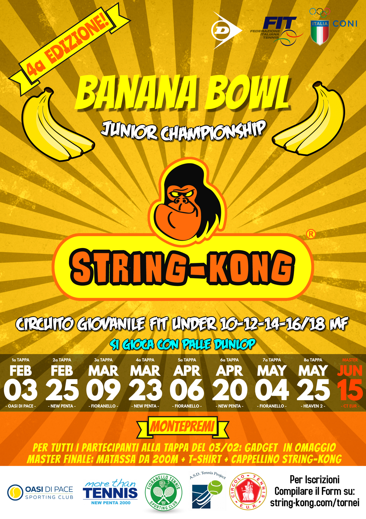 CIRCUITO BANANA BOWL STRINGKONG Mighty and Competitive